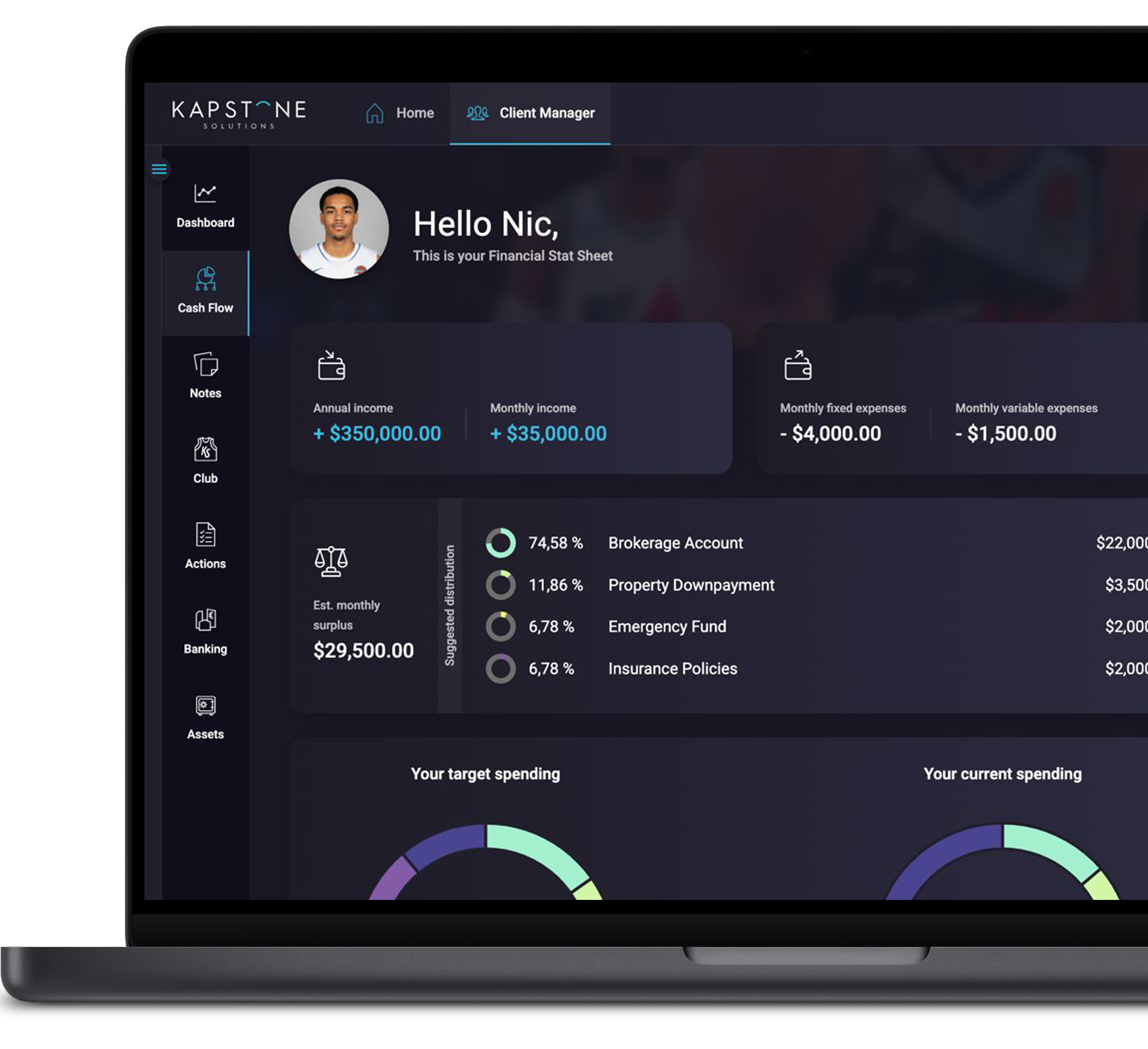 Kapstone Portal is your personalized playbook for financial success